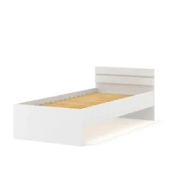 1-persoons bed Maja 90x200 cm - Wit mat