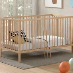 Peuterbed Dino 70x140cm - verstelbaar - dennenhout