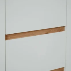 PHOENIX Kleine buffetkast 2 deuren - Ambachtelijk eiken - 40x79x88 cm