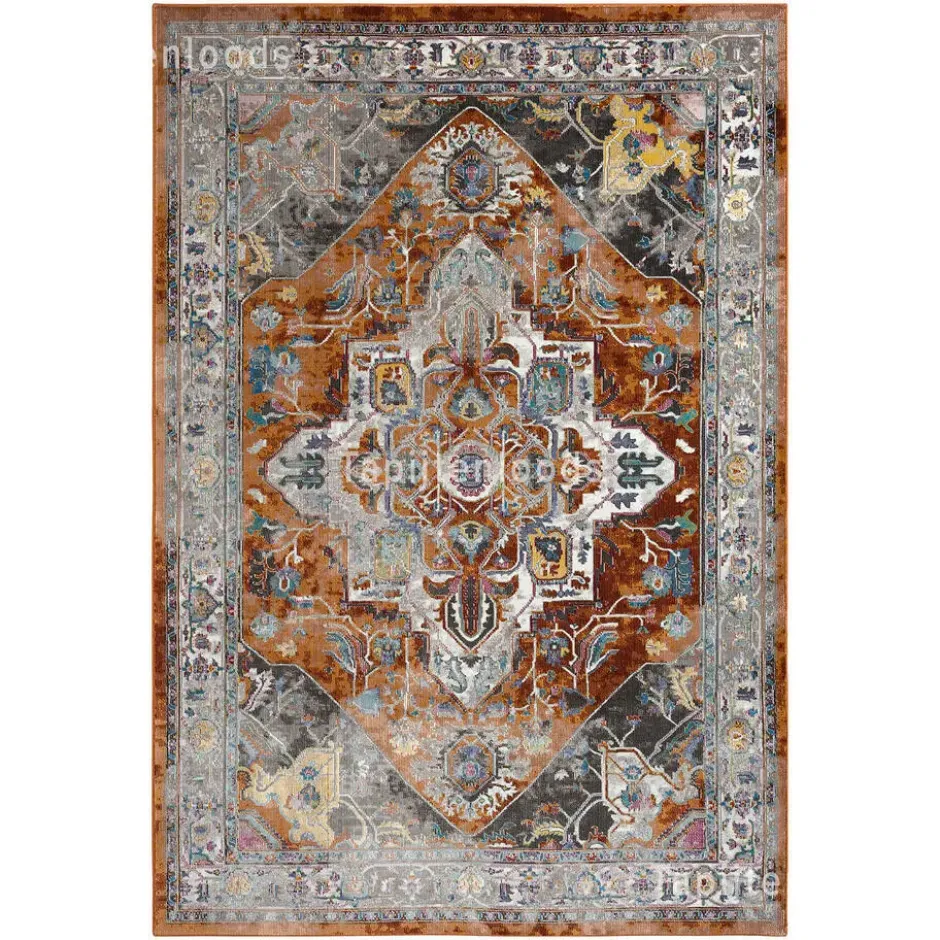 Picasso Castana Vintage Vloerkleed Terra / Multi - 240x340 CM
