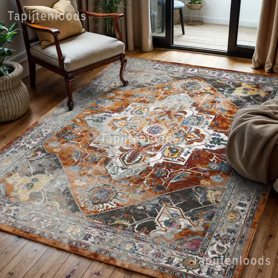 Picasso Castana Vintage Vloerkleed Terra / Multi - 240x340 CM