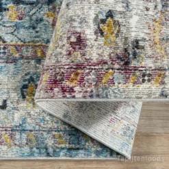 Picasso Heriz Vintage Vloerkleed Multi / Blauw - 160x230 CM