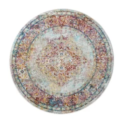 Picasso Keshan Vintage Rond Vloerkleed Multi / Beige - 240 CM Ø