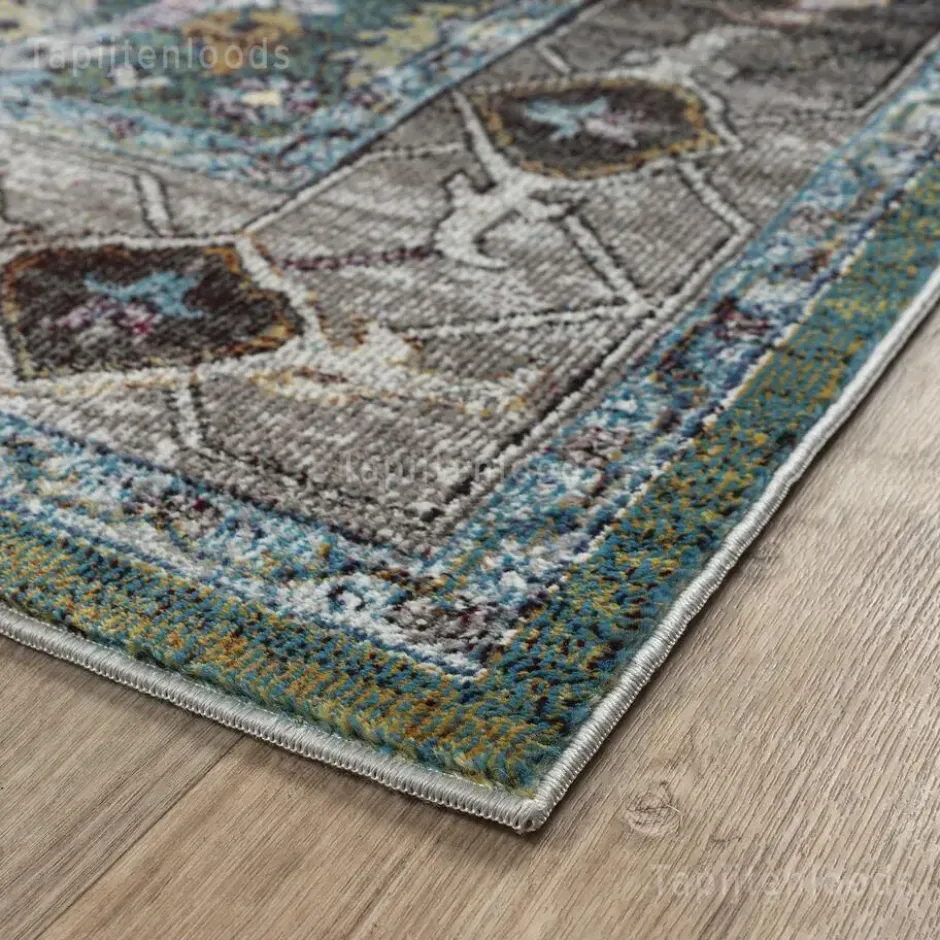 Picasso Pablo Vintage Vloerkleed Groen / Multi - 200x290 CM