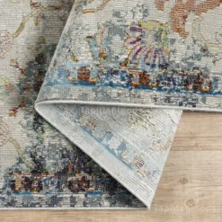Picasso Sarough Vintage Rond Vloerkleed Creme / Beige - 300 CM Ø