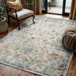 Picasso Sarough Vintage Vloerkleed Creme / Beige - 140x200 CM