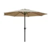 PimXL Luxe 8-ribs Parasol - Ø300cm - Ecru