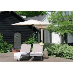 PimXL Luxe 8-ribs Parasol - Ø300cm - Ecru