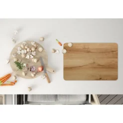 Placemat 6 stuks 45x30 cm Houtlook - Bruin - Hout