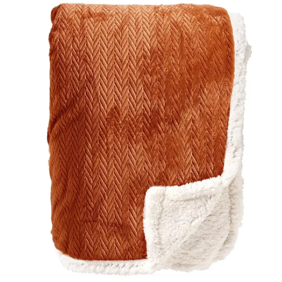 Plaid Bobby - Potters Clay - 150x200 cm