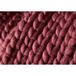 Plaid Burgundy Stof - 170x130cm - Kate