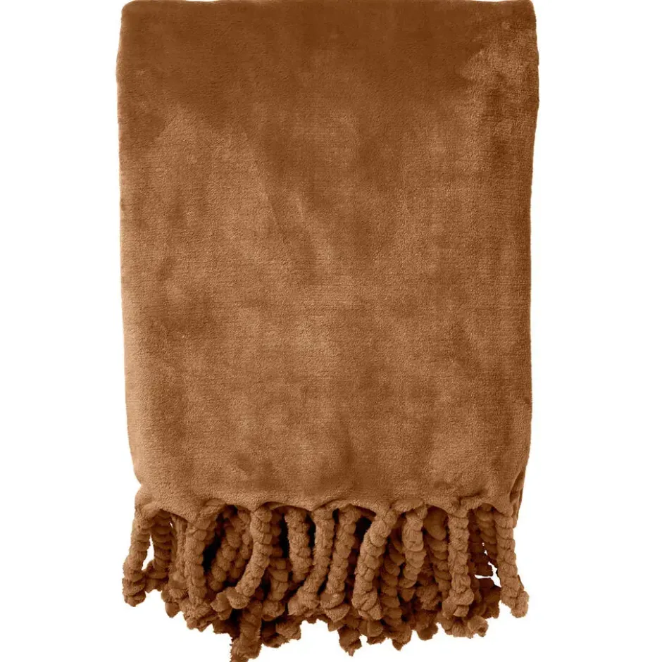 Plaid Florijn - Tobacco Brown - 150x200 cm