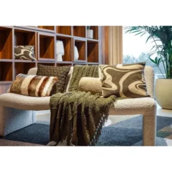 Plaid Lando - Military Olive - 130x170 cm