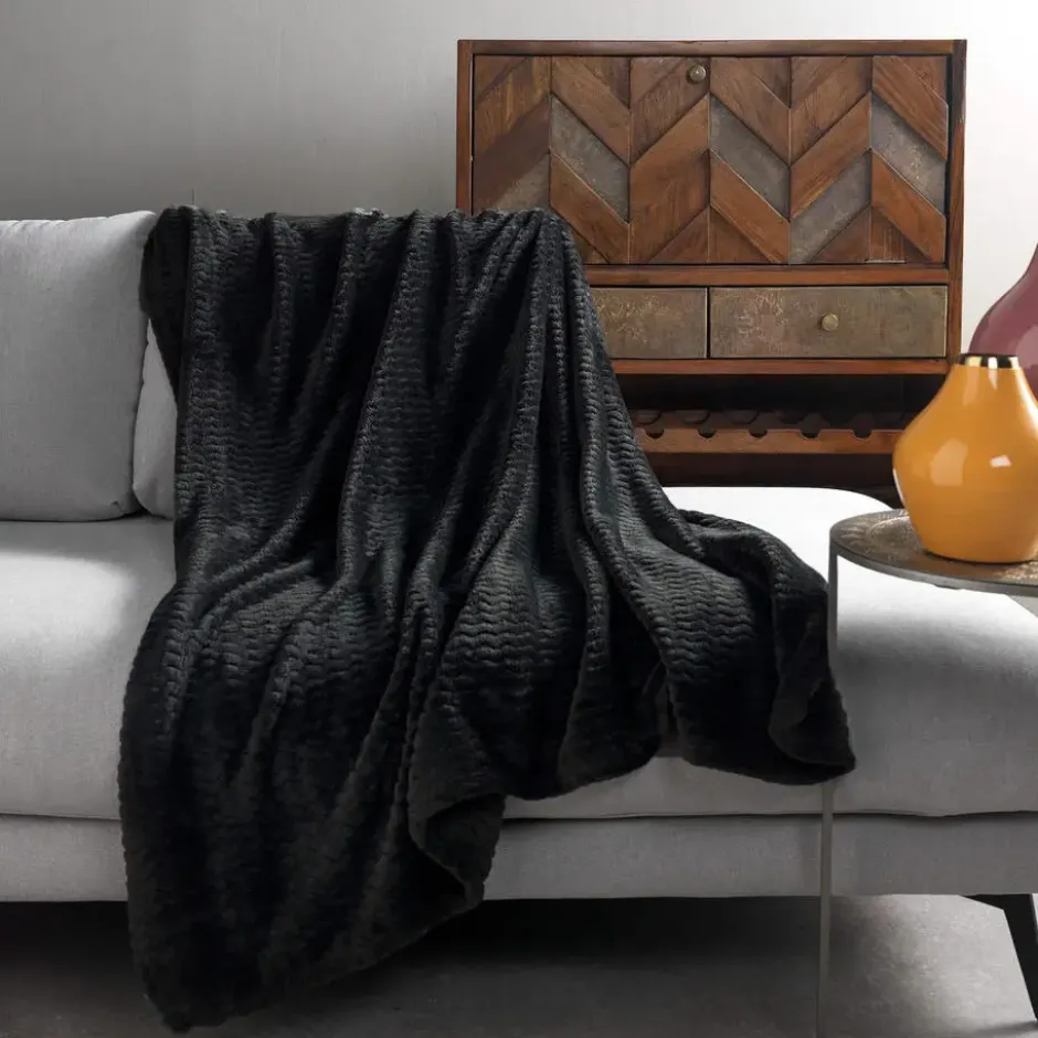 Plaid Mara - Raven - 150x200 cm
