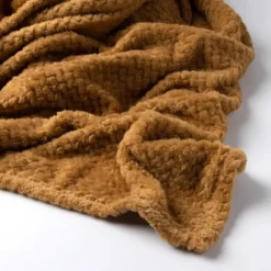 Plaid Mara - Tobacco Brown - 150x200 cm