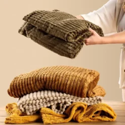 Plaid Marthy - Pumice Stone - 140x180 cm