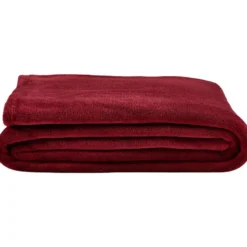 Plaid Niek XXL - bordeaux - 240x220 cm