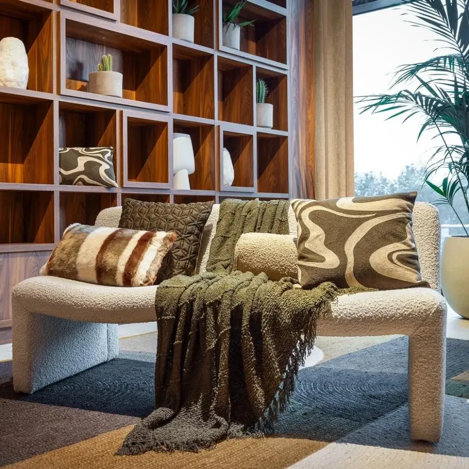 Plaid Senna - Military Olive - 140x180 cm