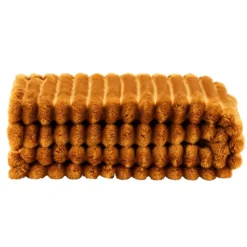 Plaid Zaira - caramel - 130x170 cm
