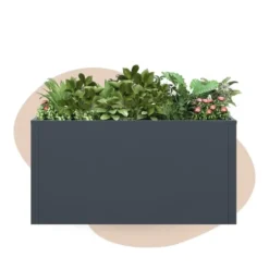 Plantenbak horeca - 100 x 25 x 52 cm - Antraciet