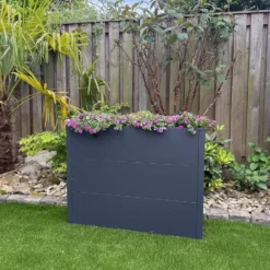 Plantenbak - 100 x 25 x 52 cm - Antraciet