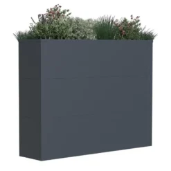 Plantenbak - 100 x 25 x 77 cm - Antraciet
