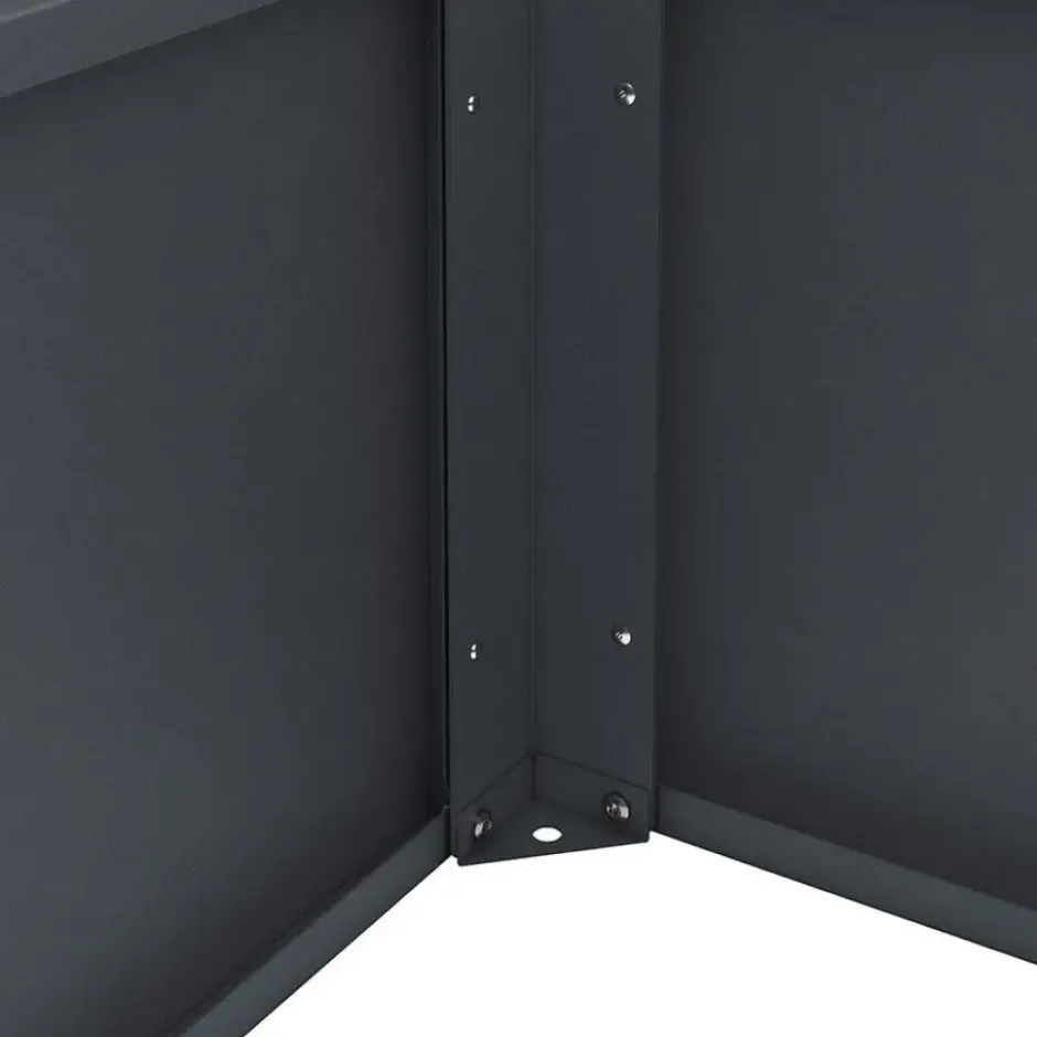 Plantenbak - 100 x 50 x 77 cm - Antraciet