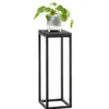 Plantentafel Gijs - zwart - 70x25x25 cm