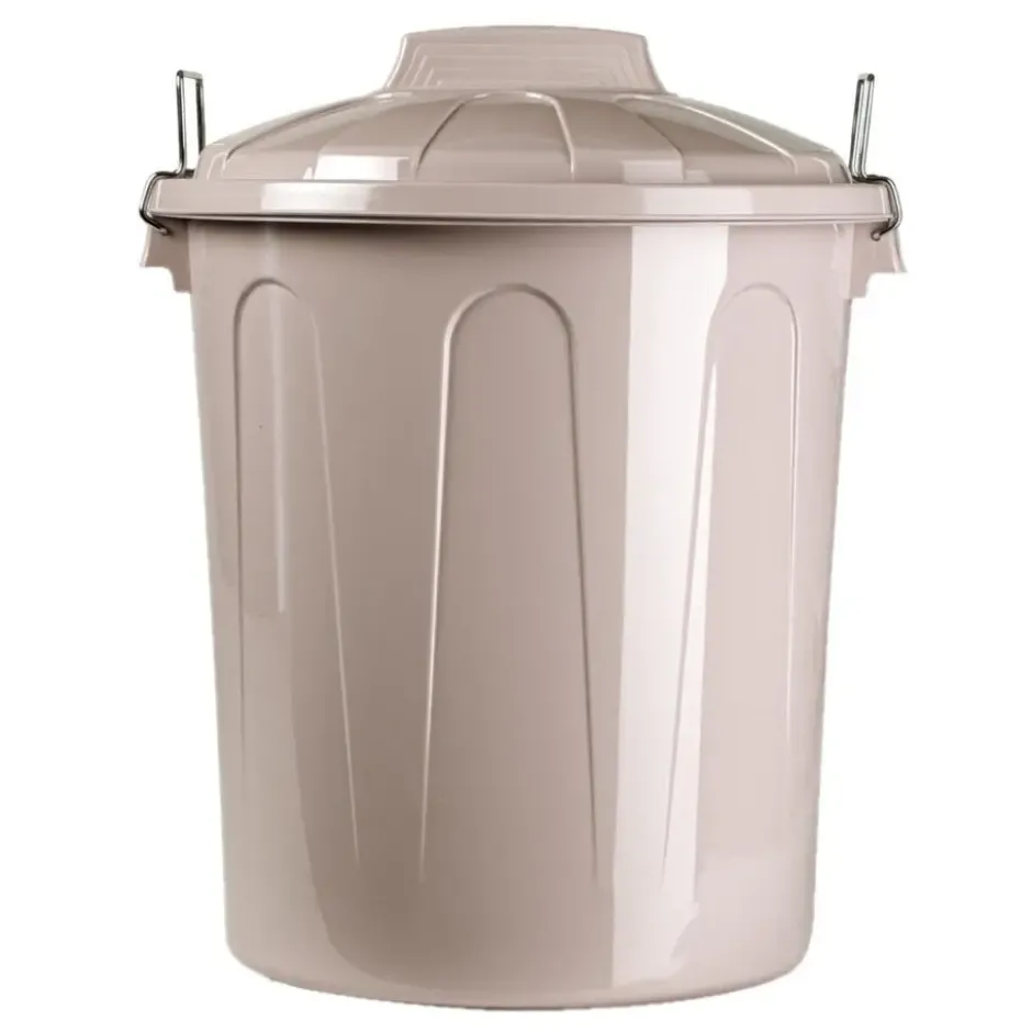 Plasticforte afvalemmer - beige - 21L - kunststof - H42 cm