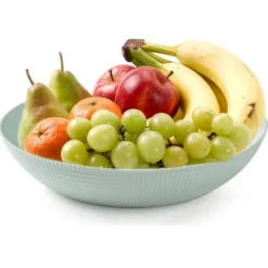 PlasticForte - Fruitschaal - kunststof - oud roze - D30 cm