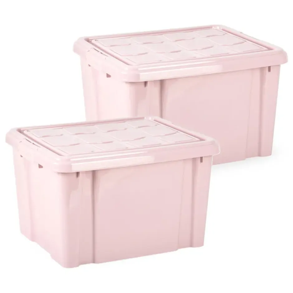 Plasticforte Multi Storage Opslagbox - roze - 25L