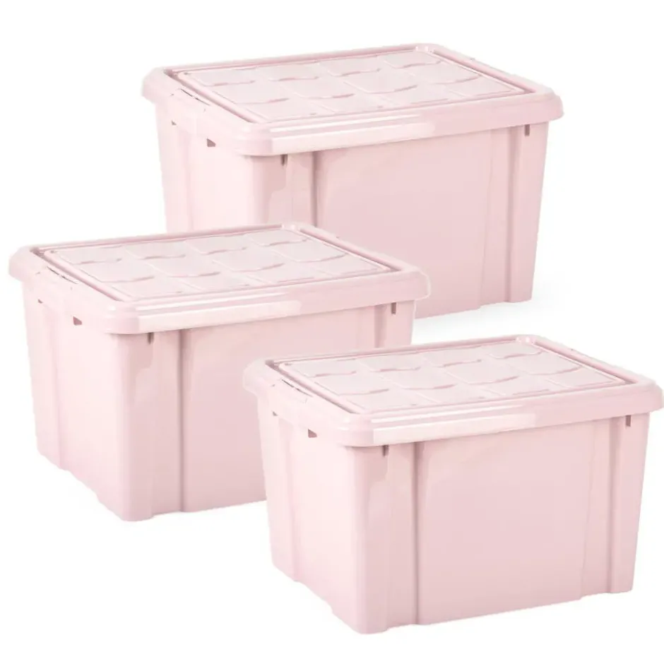 Plasticforte Multi Storage Opslagbox - roze - 25L