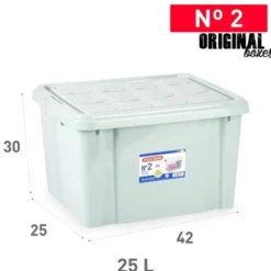 Plasticforte Multi Storage Opslagbox - mintgroen - 25L