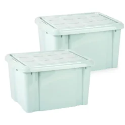 Plasticforte Multi Storage Opslagbox - mintgroen - 25L