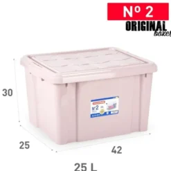 Plasticforte Multi Storage Opslagbox - roze - 16L