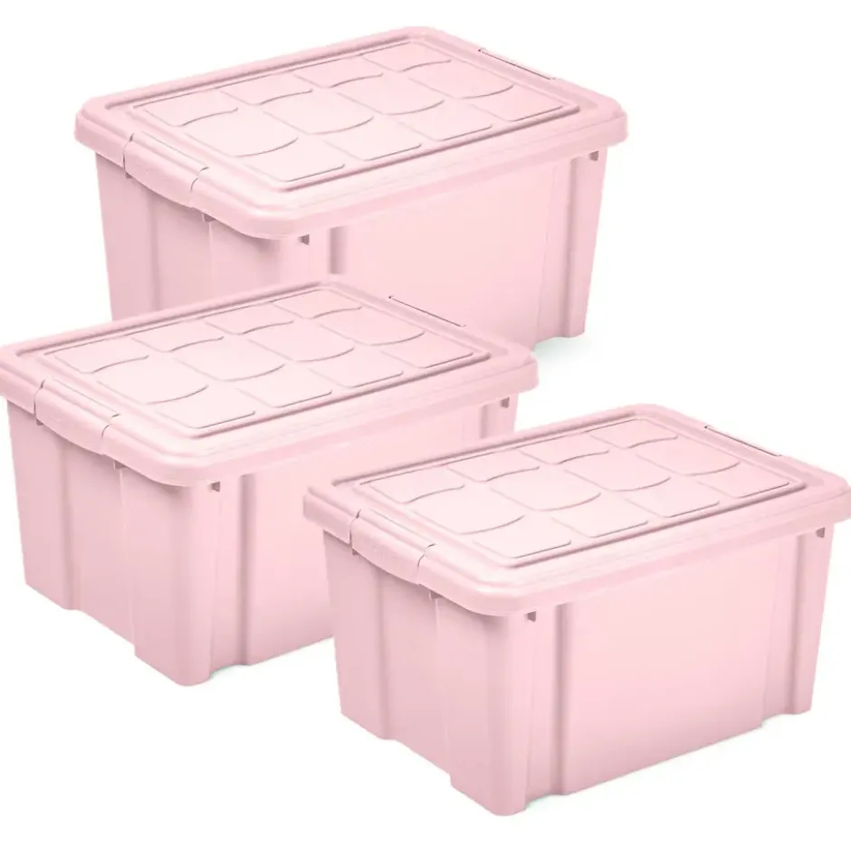 Plasticforte Multi Storage Opslagbox - roze - 16L