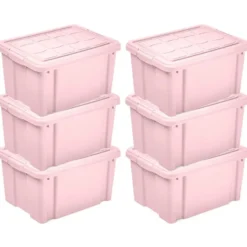 Plasticforte Multi Storage Opslagbox - roze - 16L