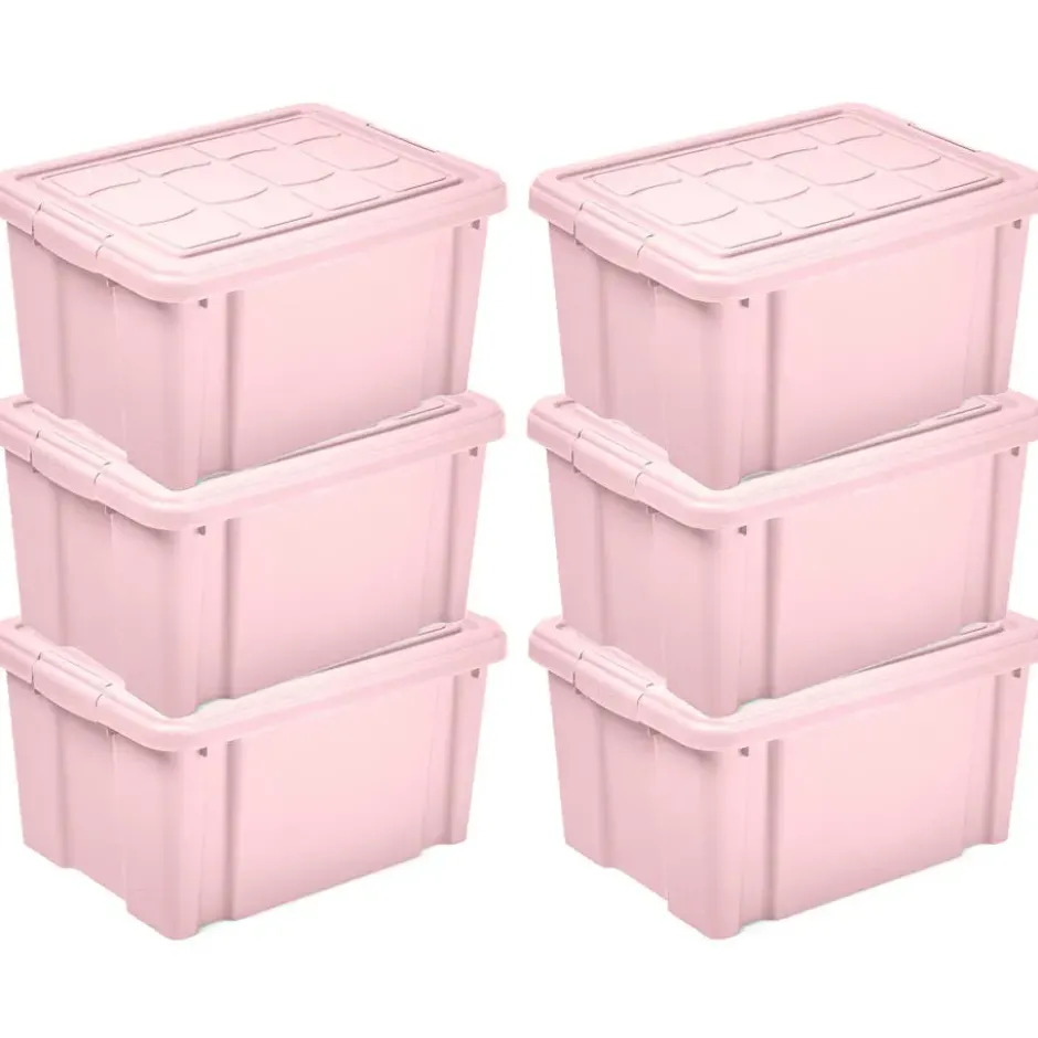 Plasticforte Multi Storage Opslagbox - roze - 16L