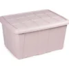 Plasticforte Opbergbox met deksel - Lichtroze - 60L - kunststof