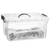 Plasticforte Opbergbox met deksel - grijs - 34L - kunststof