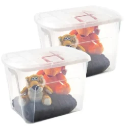 Plasticforte Opbergkist met deksel - Box - 75L - 60x42x43 cm