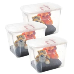 Plasticforte Opbergkist met deksel - Box - 75L - 60x42x43 cm