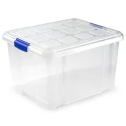 Plasticforte Opslagbakken - met deksel - 25L - 42 x 36 x 25 cm
