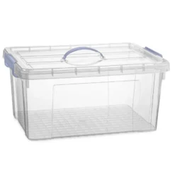 Plasticforte Opslagbox AZUL - transparant - 34 liter