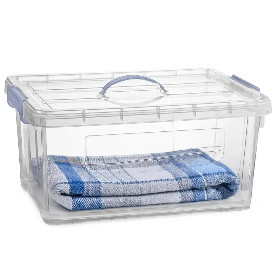 Plasticforte Opslagbox AZUL - transparant - 34 liter