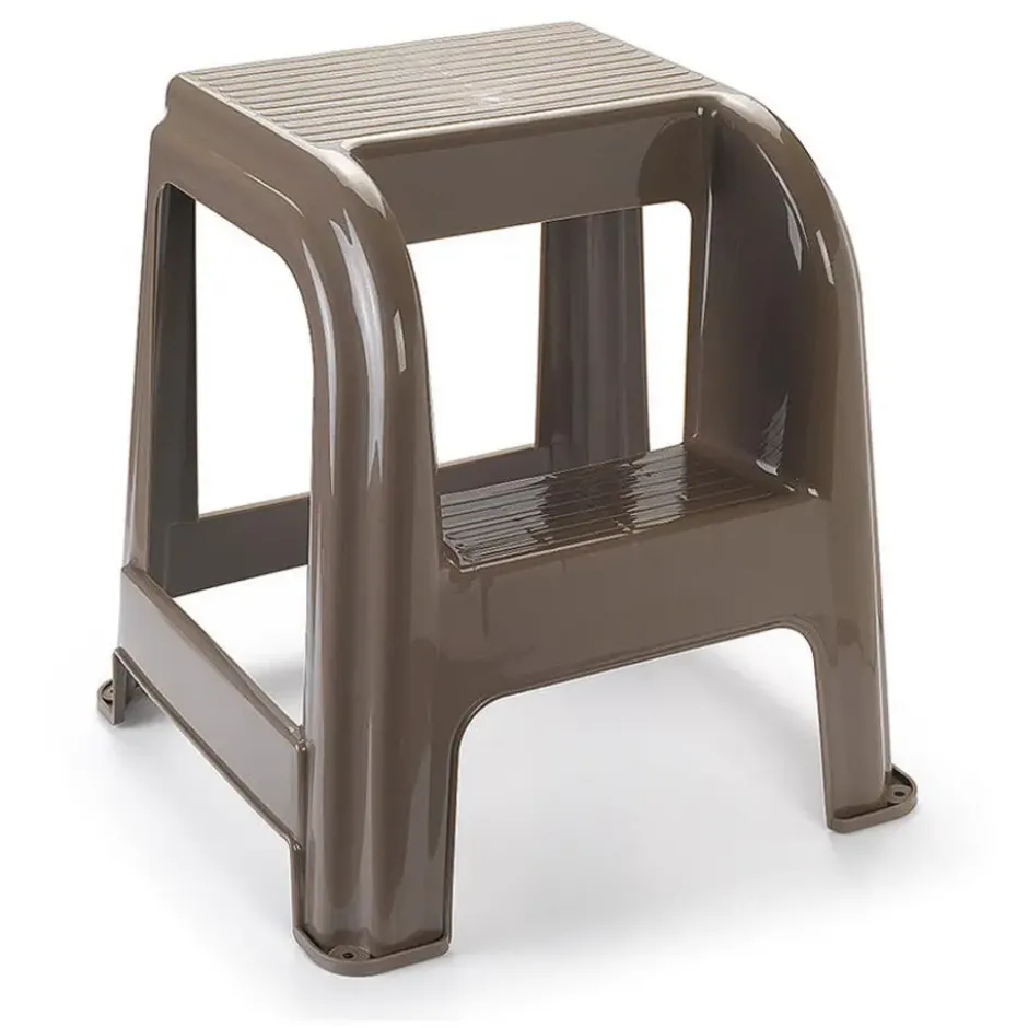 Plasticforte Opstapkrukje - 2 tredes - groen - 45 cm