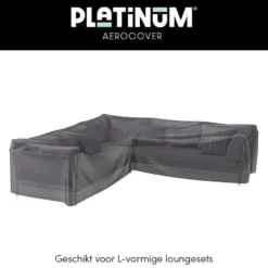 Platinum Aerocover loungesethoes L-vorm 235x235 cm