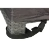 Platinum Aerocover loungesethoes 255x255x90x65 cm - L-vorm trapeze
