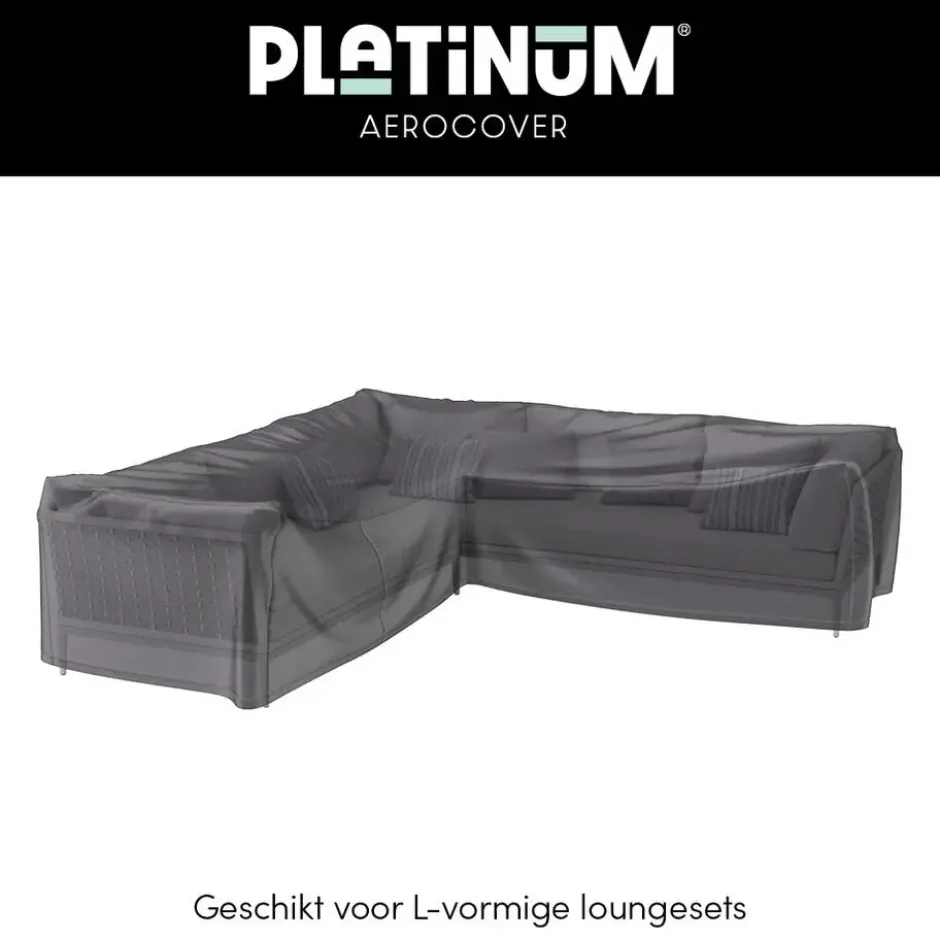 Platinum Aerocover loungesethoes L-vorm 270x270 cm