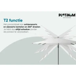 Platinum Challenger Premium T2 3.5 Rond - Faded Black met voet en hoes